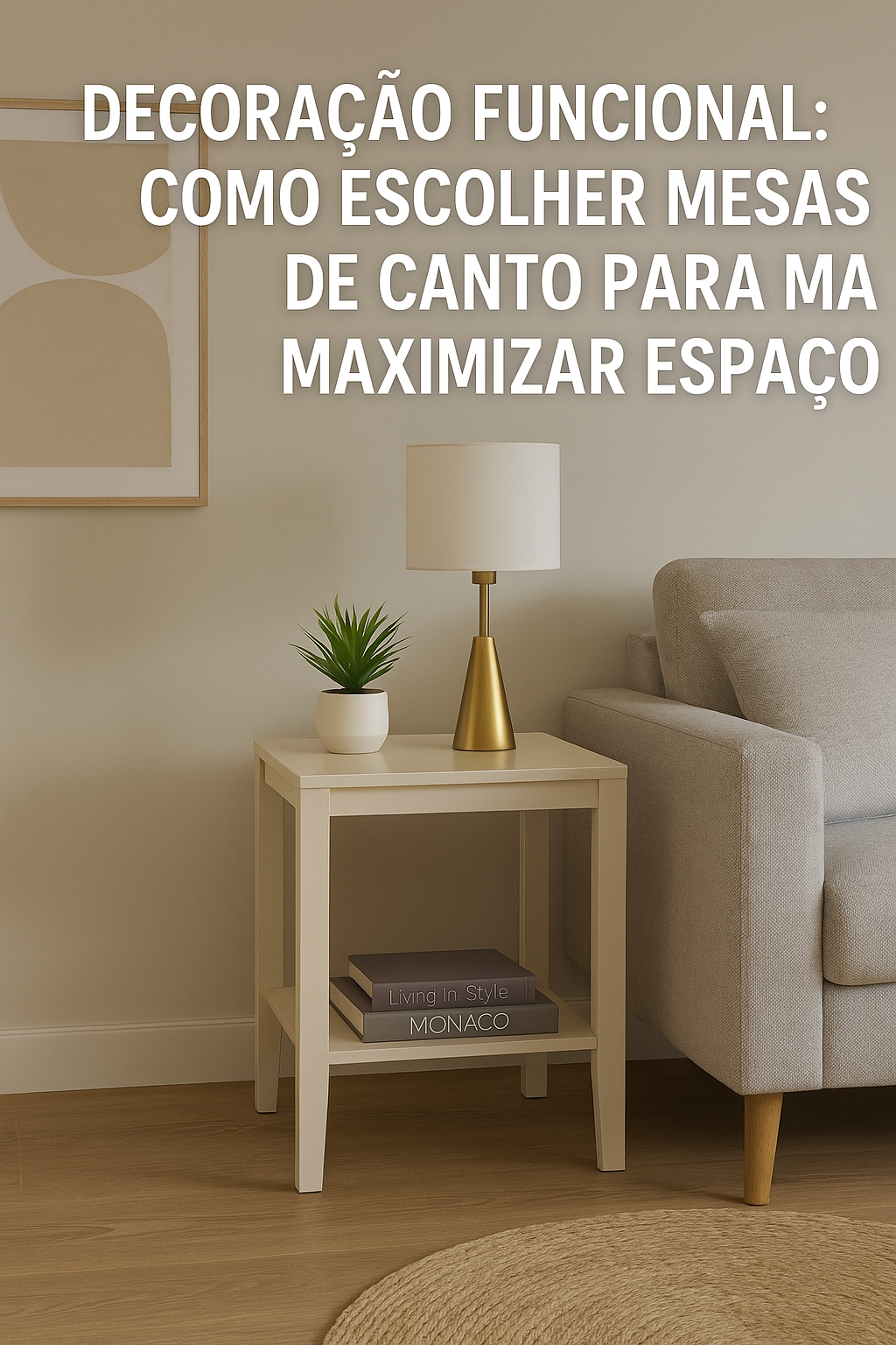 Decoração Funcional: Como Escolher Mesas de Canto para Maximizar Espaço